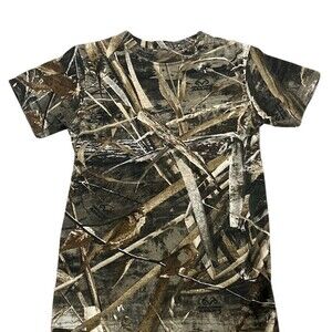 Game Winner Boys T-Shirt Youth Small Realtree Max-5 Camo Crew Neck Tee